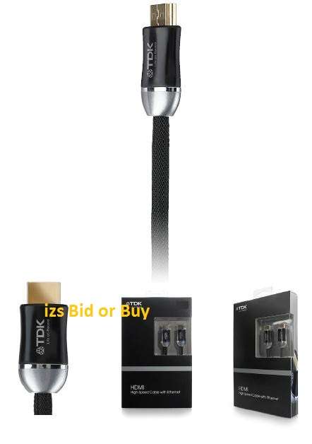 TDK 5 Meter High Speed HDMI Cable  Version 1.4 Supports 3DTV & Ethernet *** While Stocks Last***