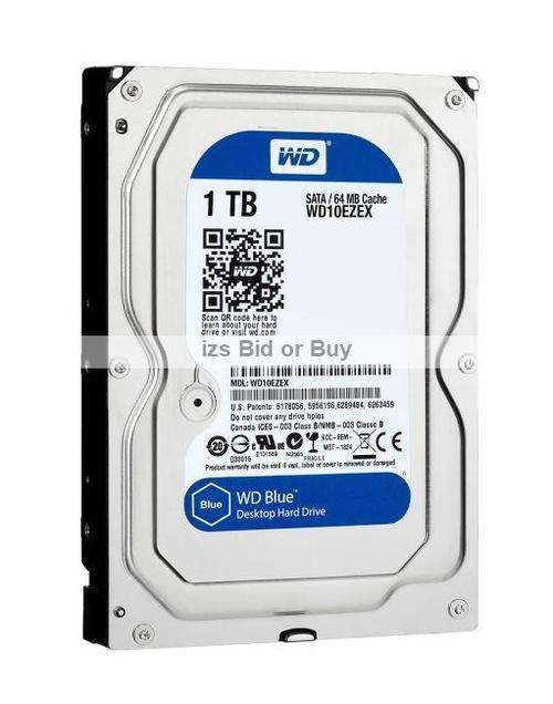 Western Digital Blue 1TB Desktop 3.5` Hard Drive