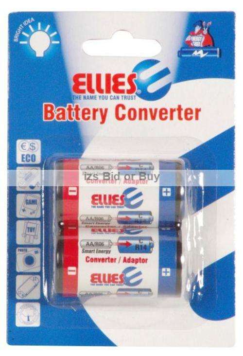 Ellies AA To C Battery Converter