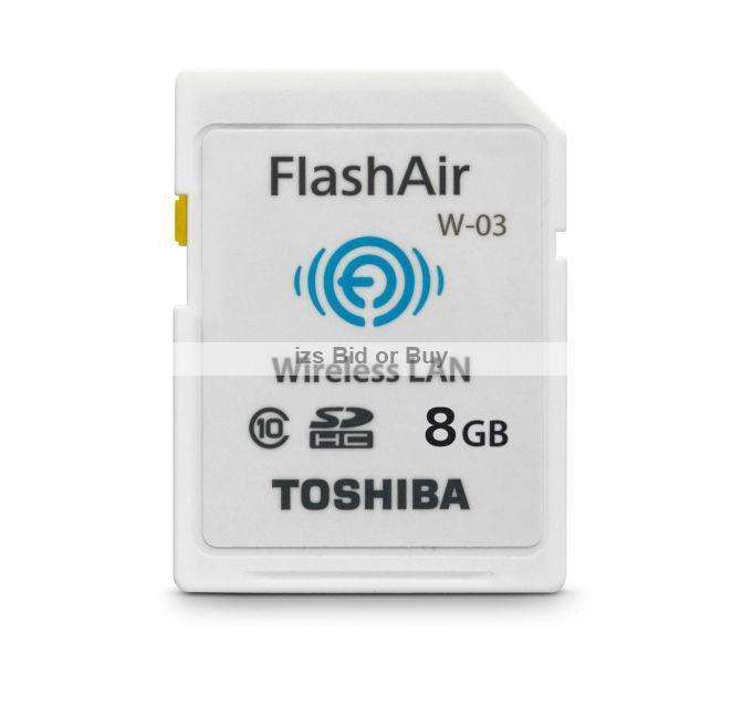 Toshiba FlashAir 8GB Wireless LAN SDHC Memory Card