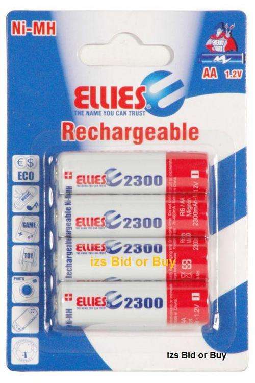 Rechargeable AA Batteries 2300mAh