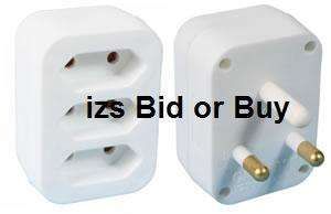 3 x 2Pin Euromate Plug