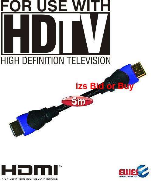 HDMI Cable 5 Meter Version 1.3 ***NO RESERVE***