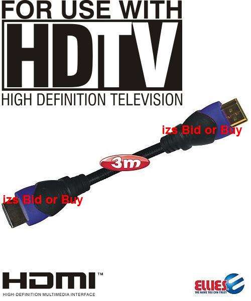 HDMI Cable 3 Meter Version 1.3 ***NO RESERVE***