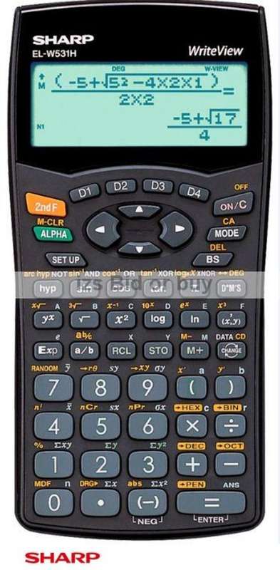 Sharp WriteView Scientific Calculator ***NO RESERVE***