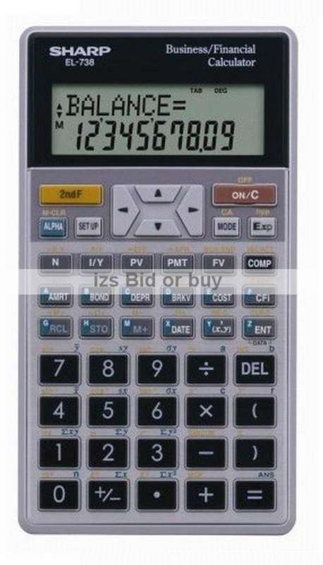 Sharp Business/Financial Calculator ***NO RESERVE***