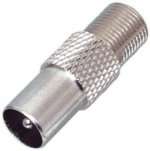 F Type TO RF Male 2 Pack