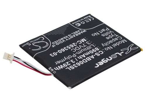 CS-ABD063SL     AMAZON kindle 499     Ebook, eReader Battery