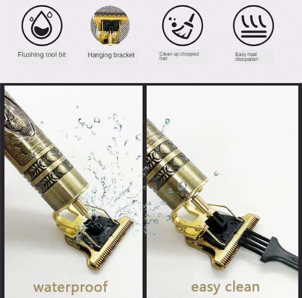 Professional Hair Clipper USB Charger Electric Hair Trimmer