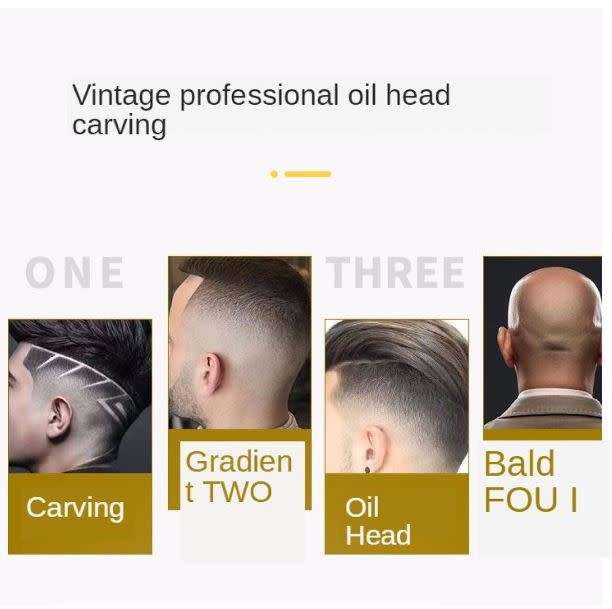 Professional Hair Clipper USB Charger Electric Hair Trimmer