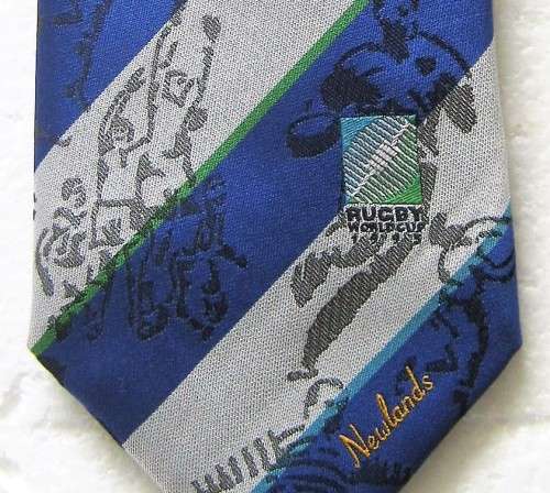 1995 RUGBY WORLD CUP "NEWLANDS" TIE IN GOOD CONDITION
