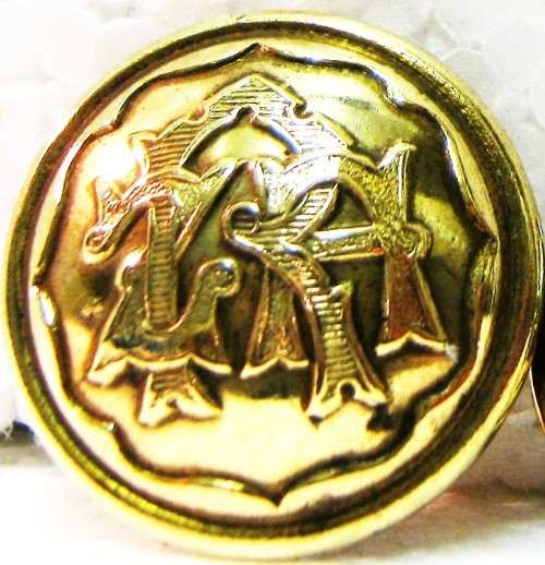 BOER WAR "ZUID AFRIKAANSE REPUBLIEK" ORIGINAL BRASS BUTTON IN GOOD CONDITION