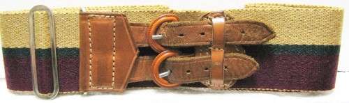 OLD CAPE TOWN RIFLES (DUKES) STABLE BELT THAT WAS USED BEFORE THE METAL BUCKLE CAME OUT 1020 MM