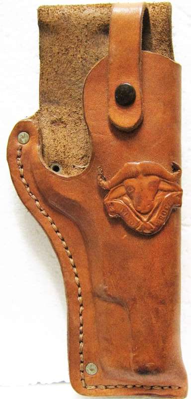 SADF 32 BATTALION OFFICERS STAR 9 MIL HOLSTER WITH EMBLEM ON - BELONGED TO A COMMANDANT - SEE BELOW