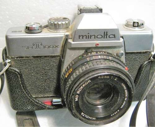 MINOLTA SRT-100X CAMERA - UNTESTED SO SOLD AS/IS