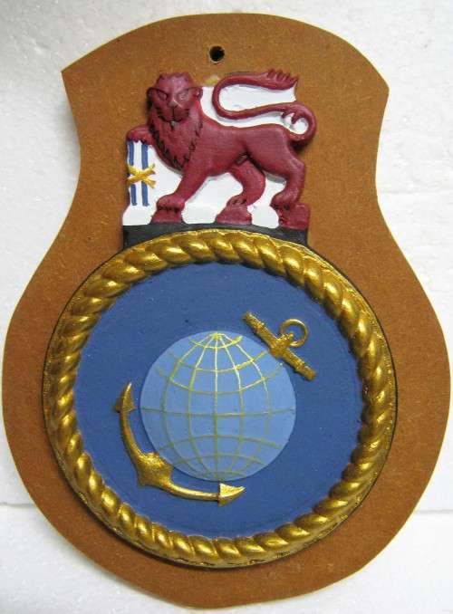 OLD SADF "MARINES" PLAQUE ON A "SUPER WOOD" BACKING IN A VERY GOOD CONDITION 200 mm x 150 mm