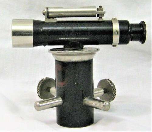 VINTAGE BOXED TRIG SURVEY 893 DUMPY LEVEL (THEODOLITE) - IN A USED CONDITION BUT SEEMS TO WORK OKAY