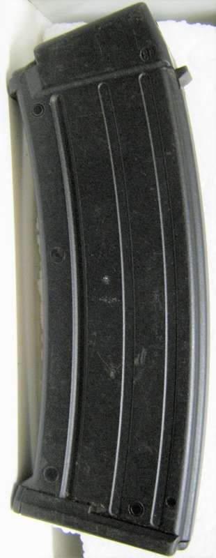 S.A.D.F R4 RIFLE MAGAZINE MADE OF A RESIN TYPE OF MATERIAL  IN A GOOD USED CONDITION