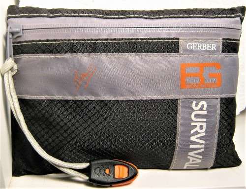 GERBER - BEAR GRYLLS SURVIVAL KIT - SEALED IN IT'S BAG WITH A WHISTLE
