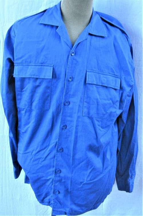 OLD S.A. NAVY W.D. BLUE SHIRT IN VERY GOOD CONDITION SIZE XL