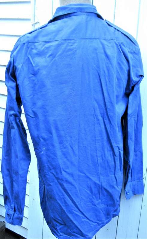 OLD S.A. NAVY W.D. BLUE SHIRT IN VERY GOOD CONDITION SIZE XL