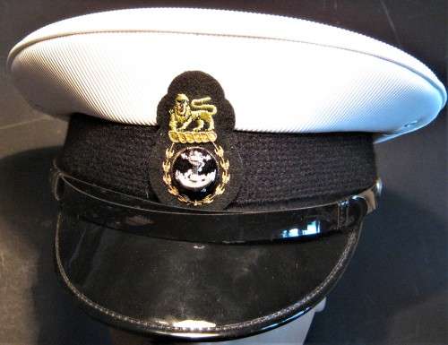 OLD S.A. NAVY CHIEF PETTY OFFICER CAP SIZE 55 IN VERY GOOD CONDITION