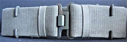 S.A.D.F. WEB BELT AS NEW CAN GO TO +- 38 INCHES