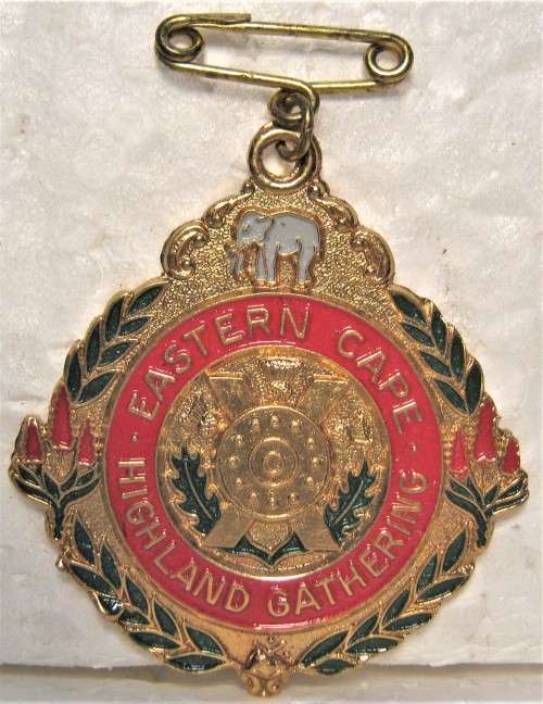 EASTERN CAPE HIGHLAND GATHERING PIN BADGE IN VERY GOOD CONDITION