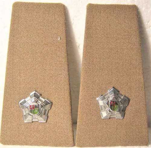 OLD SADF PAIR OF STEP-OUT, SLIP-ON MAJOR RANK IN GOOD USED CONDITION