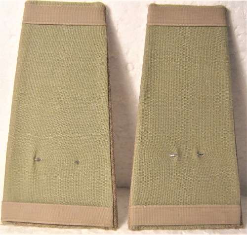 OLD SADF PAIR OF STEP-OUT, SLIP-ON MAJOR RANK IN GOOD USED CONDITION