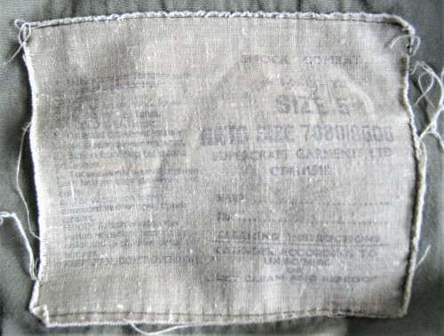 BRITISH DPM CAMO JACKET SIZE 5 (XL) - BUTTONS INTACT & ALL ZIPS WORKING - SEE MEASUREMENTS BELOW