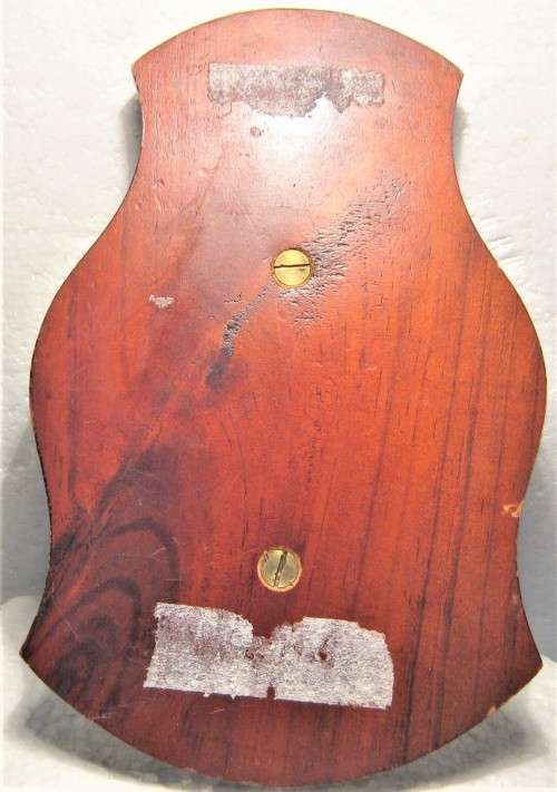 OLD S.A. NAVY METAL PAINTED "SAS THEKWINI" (OLD DURBAN) BADGE, MOUNTED IN GOOD CONDITION