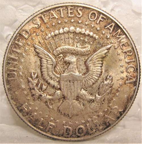 1967 SILVER KENNEDY HALF DOLLAR IN A GOOD CIRCULATED CONDITION