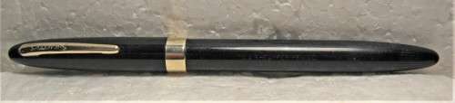 SHEAFFER 5 SNORKEL FOUNTAIN PEN 1950s F2 ETCHED ON NIB - GOOD CONDITION
