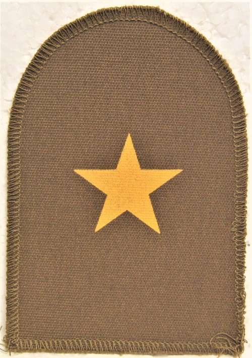 OLD S.A. MARINES ABLE SEAMAN PRINTED BADGE IN AN UNUSED CONDITION