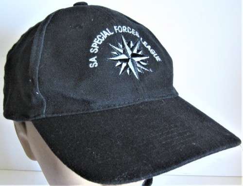 S.A. SPECIAL FORCES LEAGUE BASEBALL CAP `ONE SIZE FITS ALL` IN VERY GOOD CONDITION