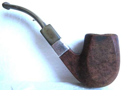 VINTAGE L&Co PIPE NO. 1751 WITH STERLING SILVER BAND DATED 1907, SLIGHT WEAR WHERE HIS THUMB WENT