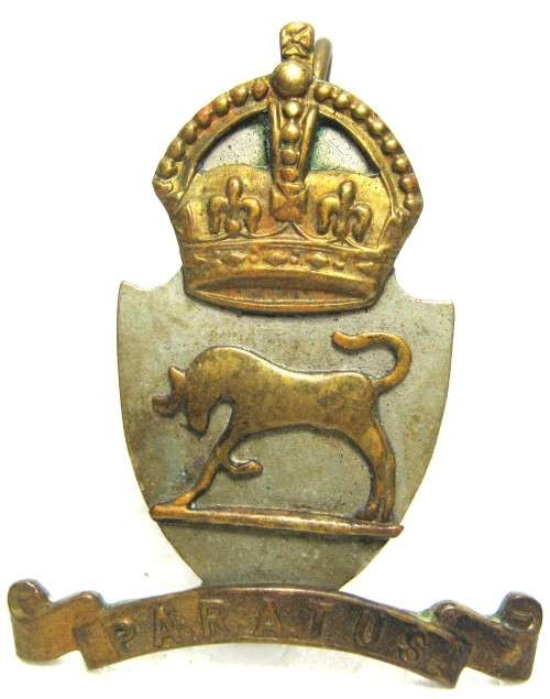 SOUTH AFRICAN MILITARY COLLEGE BI/M COLLAR BADGE LEFT SIDE WORN 1924- 1955 IN VERY GOOD CONDITION