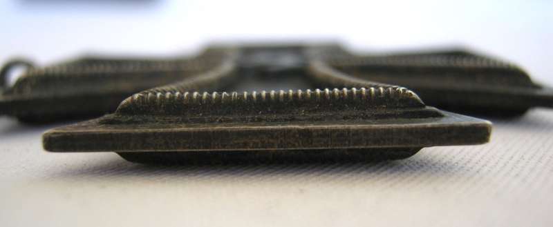 WW2, 55 MARKED IRON CROSS 2ND CLASS BY J.E. HAMMER & SOHNE WITH RIBBON IN VERY GOOD CONDITION