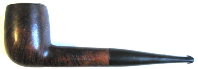 SELECTED IMPORTED BRIAR PIPE IN GOOD CONDITION 15, CM LONG, BOWL 4.5 CM HIGH, CHAMBER 2 CM WIDE