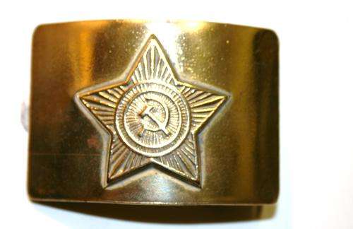 SOVIET ARMY PARADE BELT BUCKLE IN GOOD CONDITION