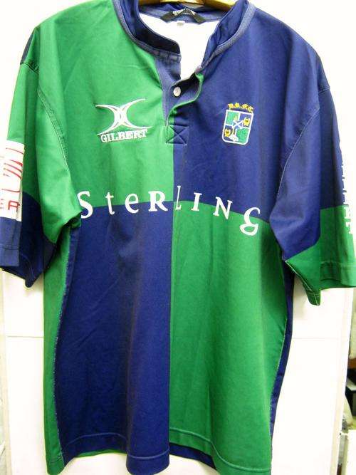 PLAYERS "BOROUGHMUIR RUGBY FOOTBALL CLUB" (EDINBURGH) JERSEY - GAVIN HASTINGS' OLD CLUB, SIZE L