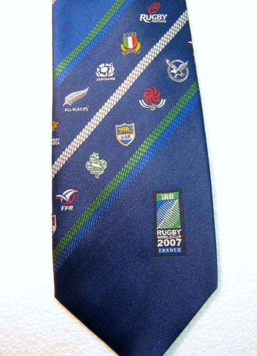 2007 RUGBY WORLD CUP FRANCE TIE IN VERY GOOD CONDITION