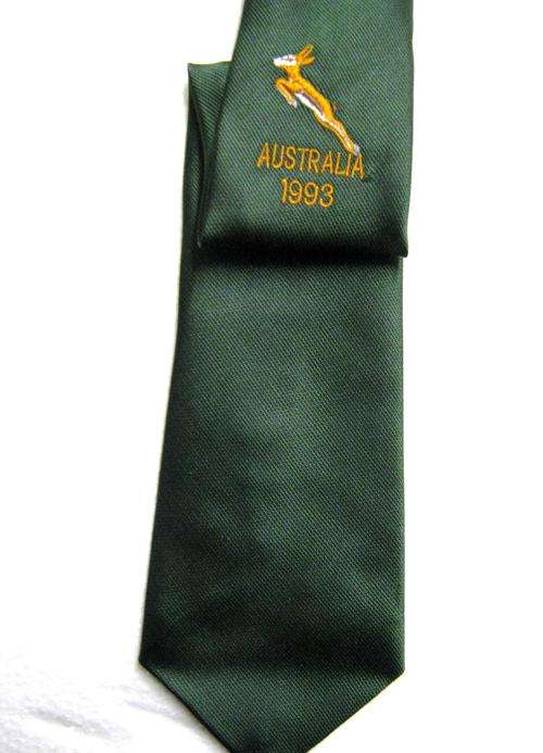 1993 SPRINGBOKS VS AUSTRALIA TIE IN GOOD CONDITION