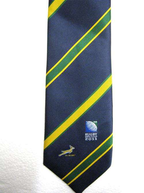 2011 RUGBY WORLD CUP TIE STILL IN ITS WRAPPER