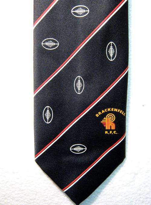 BRACKENFELL RUGBY FOOTBALL CLUB TIE IN GOOD CONDITION