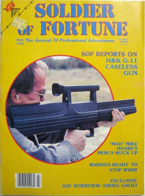 SOLDIER OF FORTUNE MAGAZINE MARCH 1982 FEATURING "MAD MIKE HOARE'S MERCS MUCK UP"