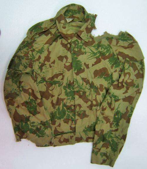RAT DAMAGED S.A.P. 2nd PATTERN BUNNY JACKET, MODIFIED WITH PANTS POCKETS ON SLEEVES - READ DESCRIPTI