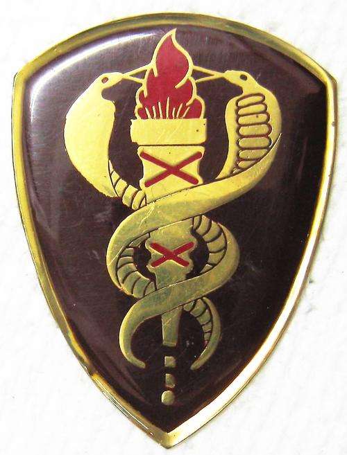 SADF MEDICAL TRAINING CENTRE FLASH WITH PINS IN VERY GOOD CONDITION