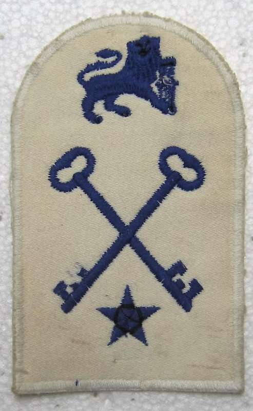 OLD S.A. NAVY STOREMAN TRADE BADE - UNUSED